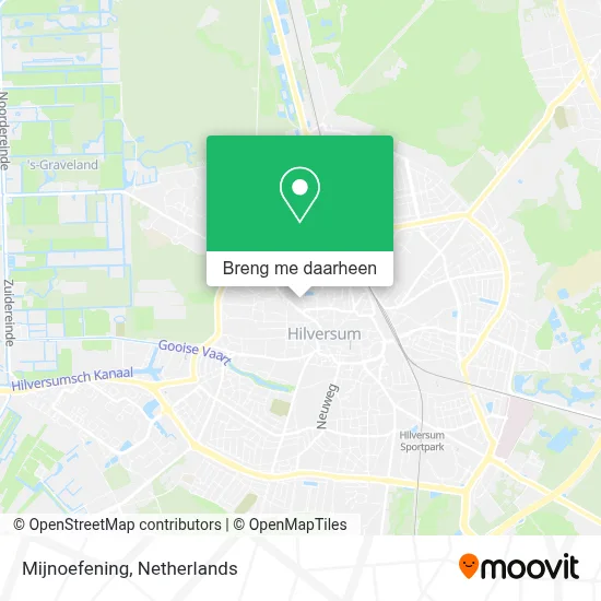 Mijnoefening kaart