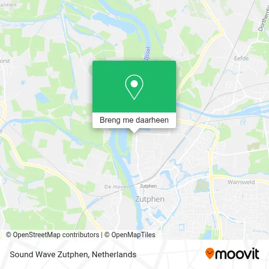 Sound Wave Zutphen kaart