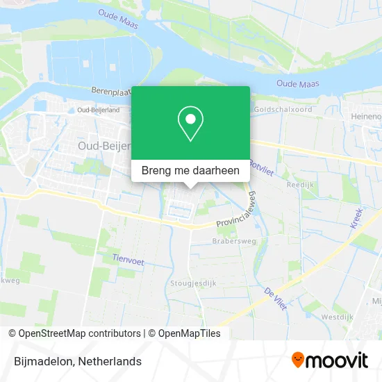 Bijmadelon kaart