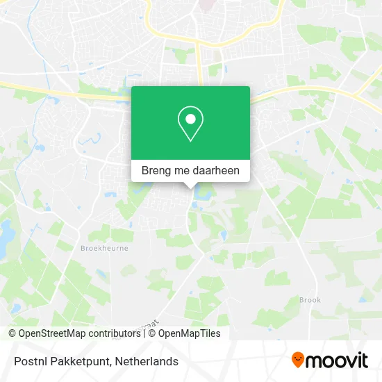 Postnl Pakketpunt kaart