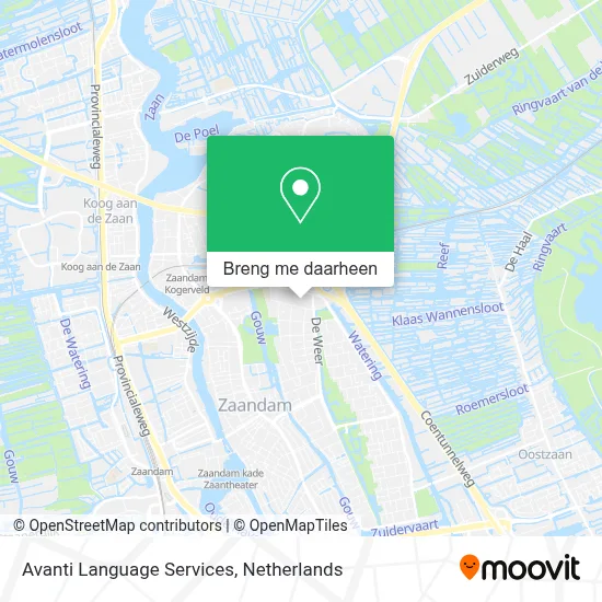 Avanti Language Services kaart