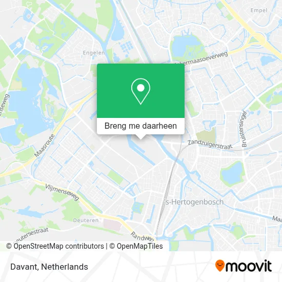 Davant kaart