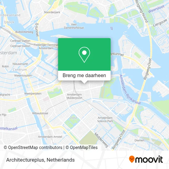 Architectureplus kaart