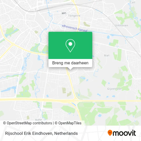 Rijschool Erik Eindhoven kaart