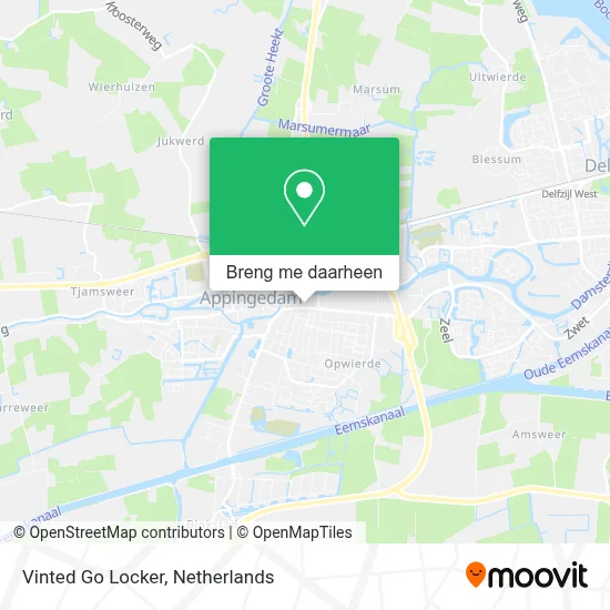 Vinted Go Locker kaart