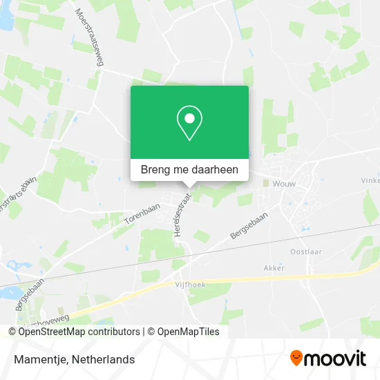Mamentje kaart