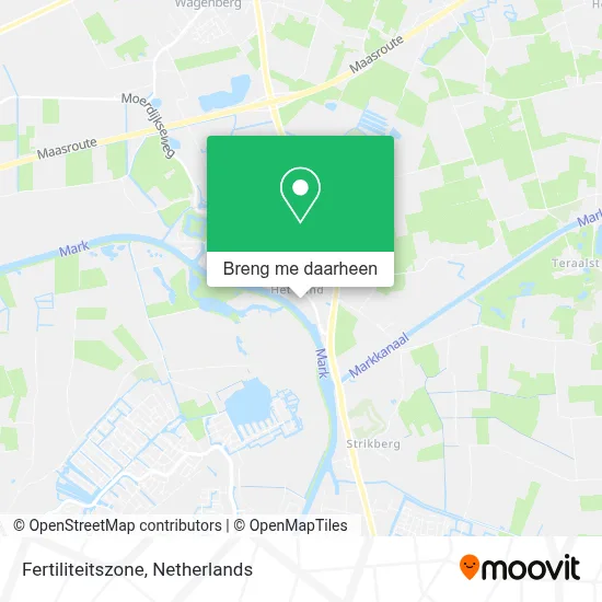 Fertiliteitszone kaart
