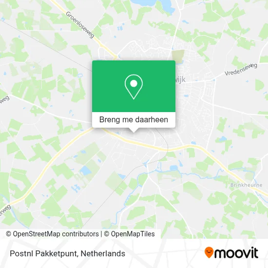 Postnl Pakketpunt kaart