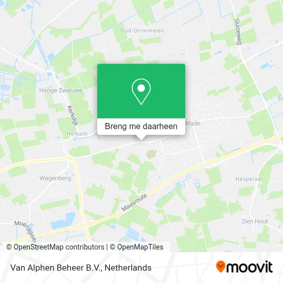 Van Alphen Beheer B.V. kaart
