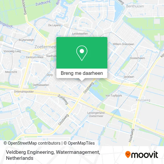 Veldberg Engineering, Watermanagement kaart