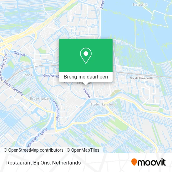 Restaurant Bij Ons kaart