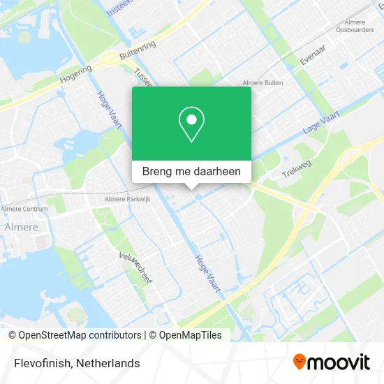 Flevofinish kaart
