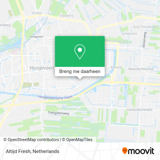 Altijd Fresh kaart