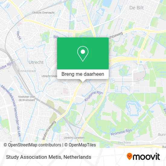 Study Association Metis kaart