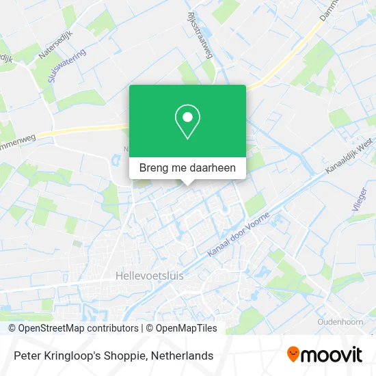 Peter Kringloop's Shoppie kaart
