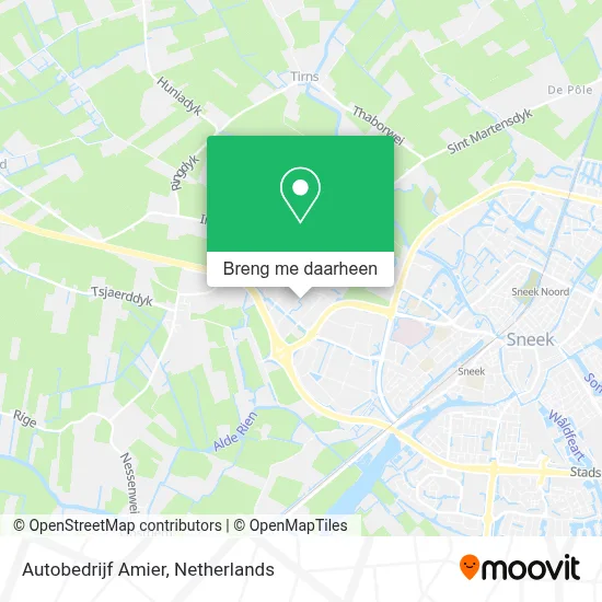 Autobedrijf Amier kaart