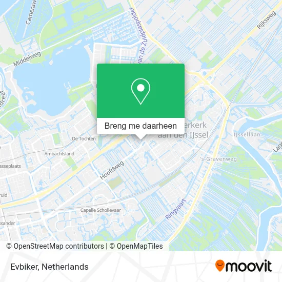 Evbiker kaart