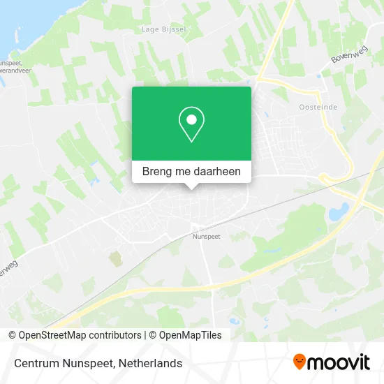 Centrum Nunspeet kaart