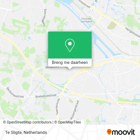 Te Sligte kaart