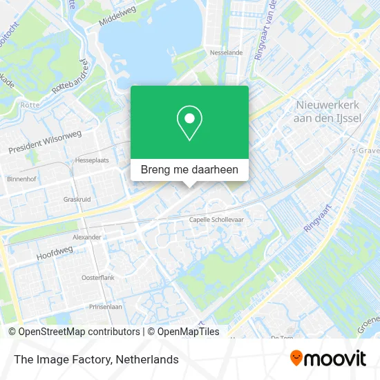 The Image Factory kaart