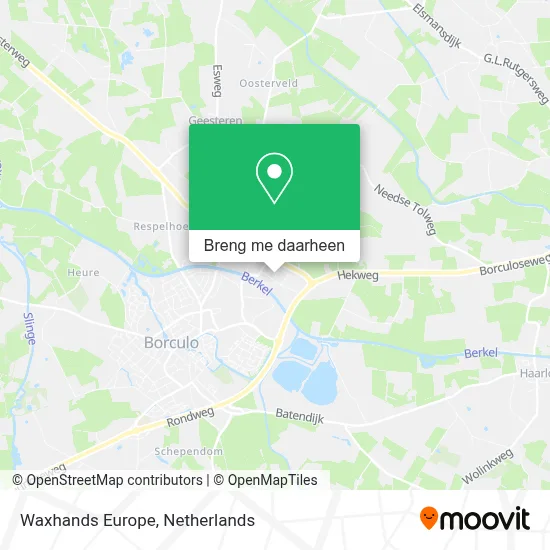 Waxhands Europe kaart