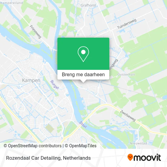 Rozendaal Car Detailing kaart