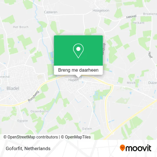Goforfit kaart