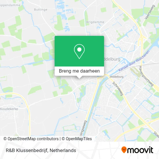 R&B Klussenbedrijf kaart