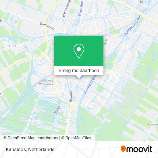 Kansloos kaart