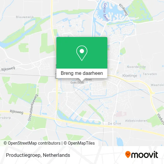 Productiegroep kaart