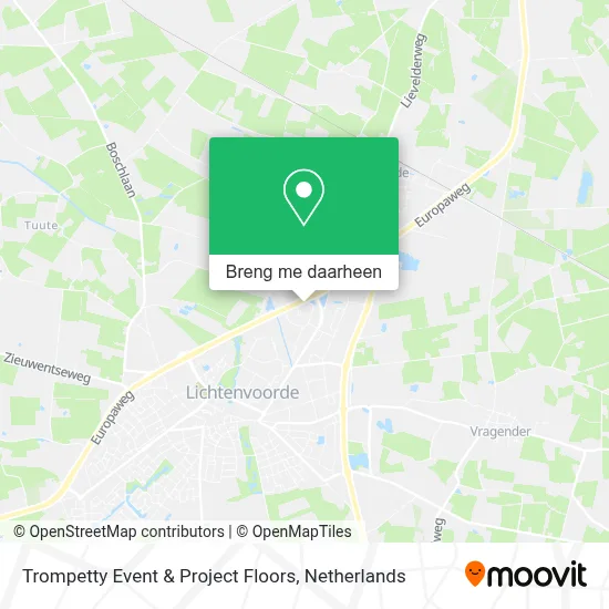 Trompetty Event & Project Floors kaart