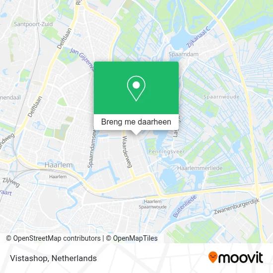 Vistashop kaart