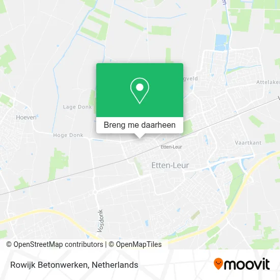 Rowijk Betonwerken kaart