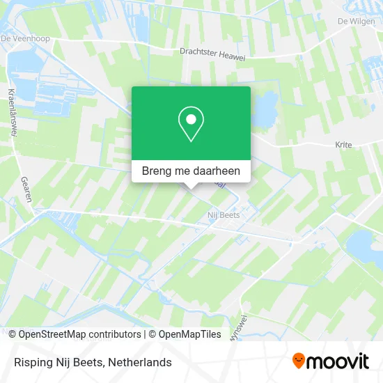Risping Nij Beets kaart