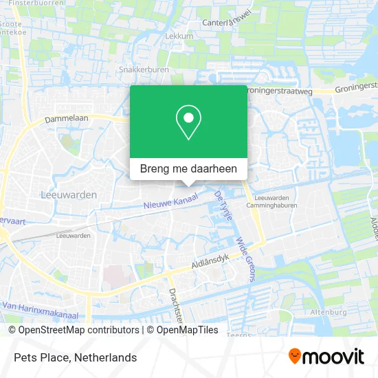 Pets Place kaart