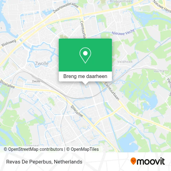 Revas De Peperbus kaart