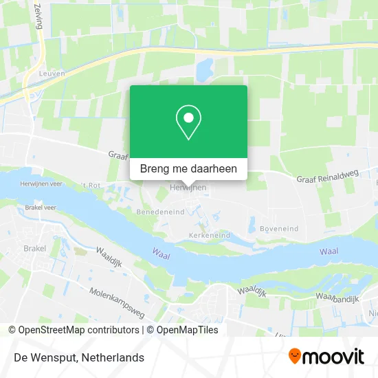 De Wensput kaart