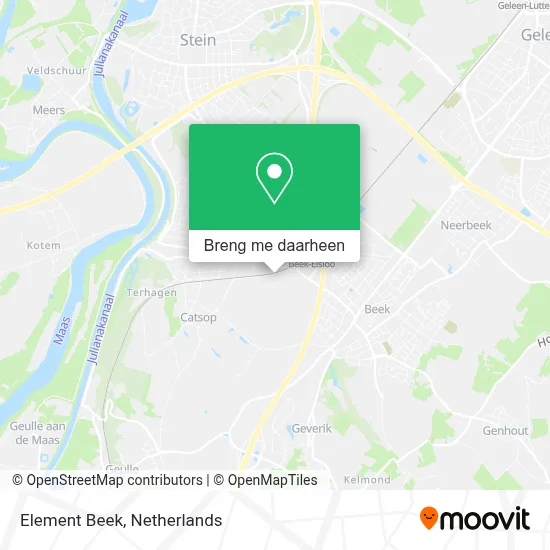 Element Beek kaart