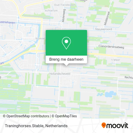 Traninghorses.Stable kaart