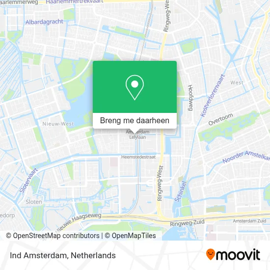 Ind Amsterdam kaart
