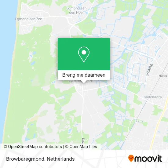 Browbaregmond kaart