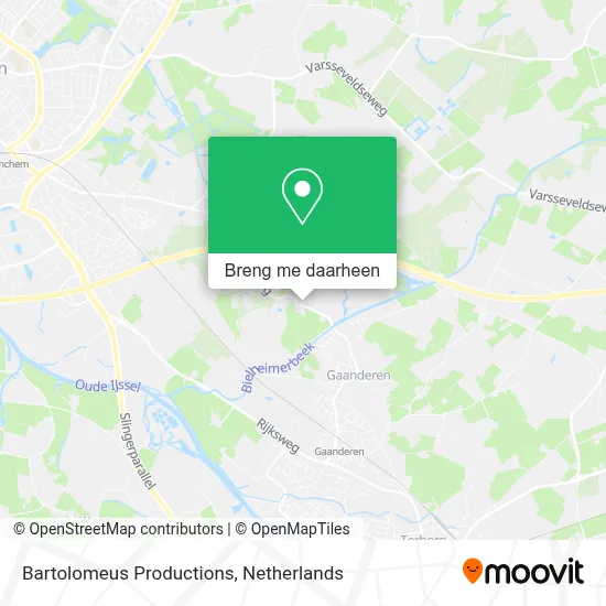 Bartolomeus Productions kaart