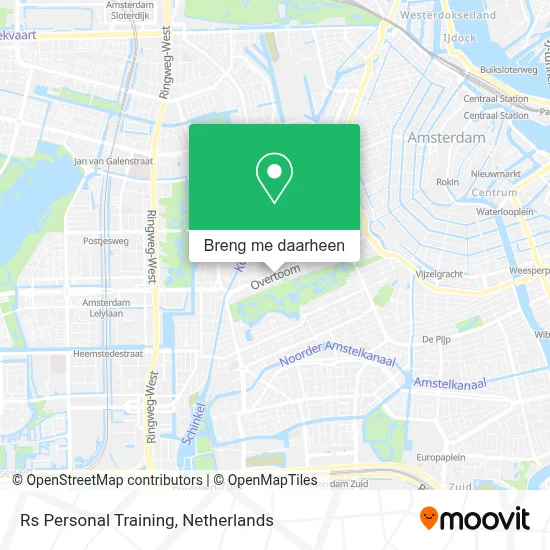 Rs Personal Training kaart