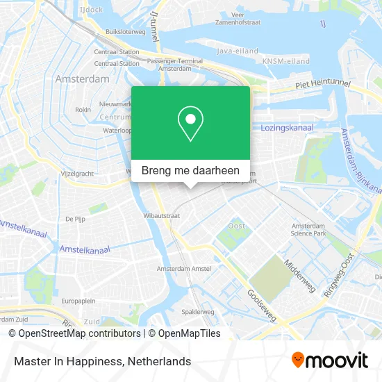 Master In Happiness kaart