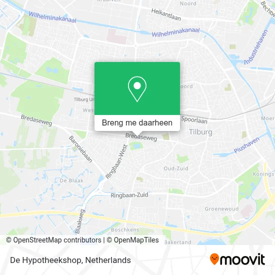 De Hypotheekshop kaart