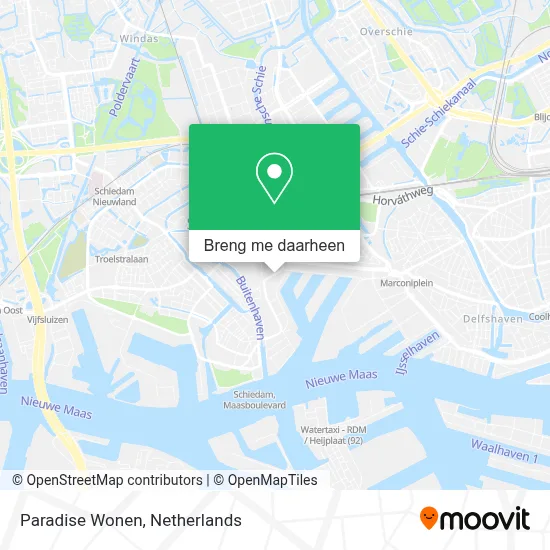 Paradise Wonen kaart