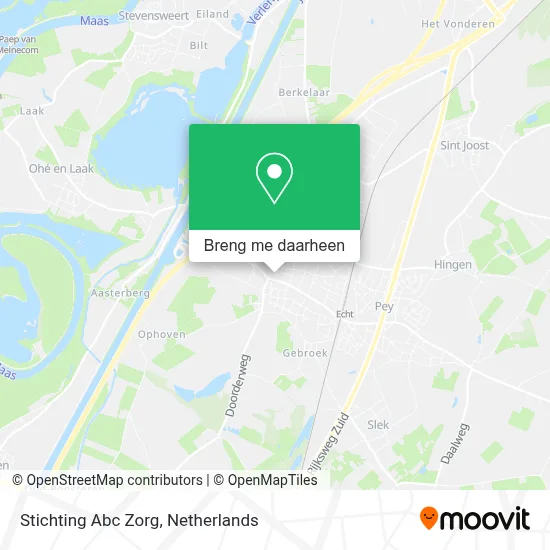 Stichting Abc Zorg kaart