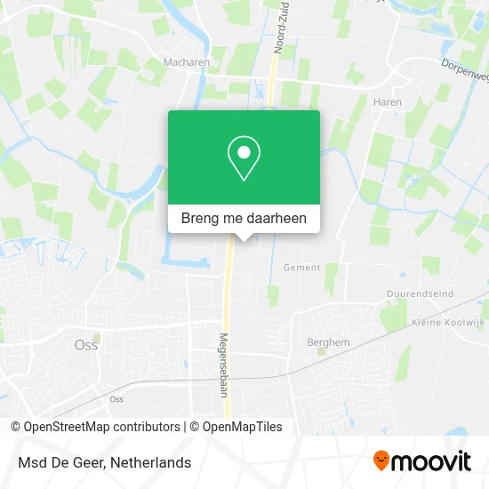 Msd De Geer kaart