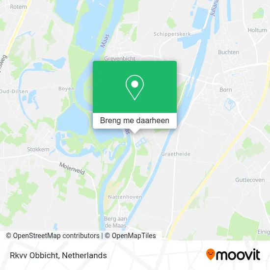 Rkvv Obbicht kaart