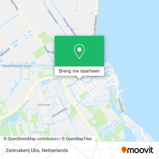 Zeilmakerij Ubs kaart